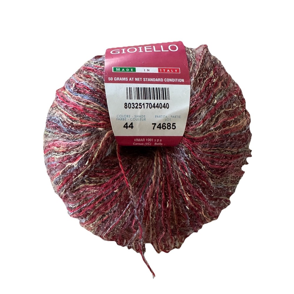 Filatura Di Grosa Gioiello, 1 Skein Color 44, 50 Grams. mohair/metallic